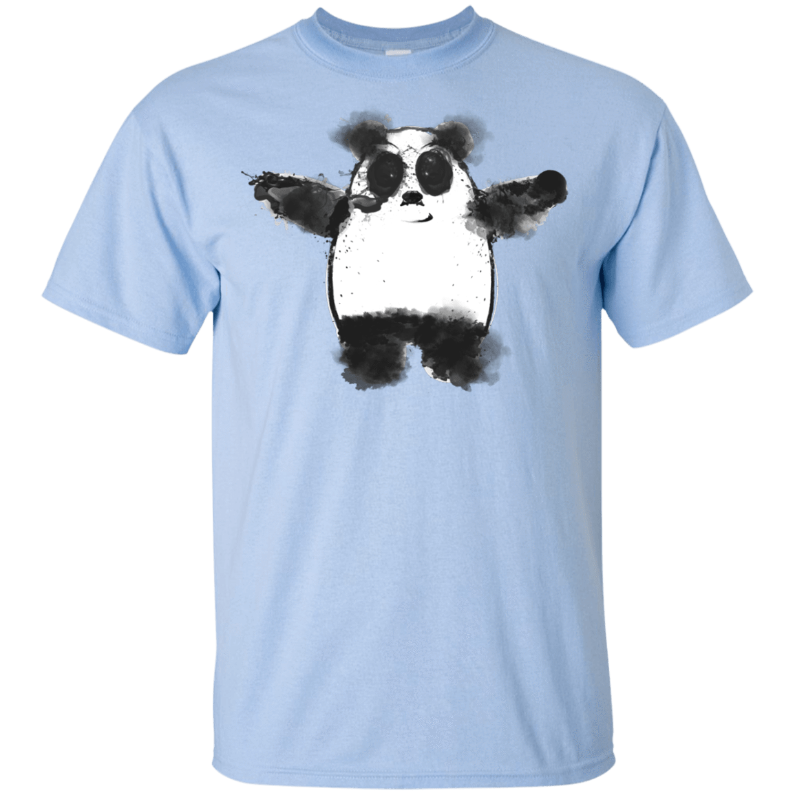 T-Shirts Light Blue / YXS Panda Ink Youth T-Shirt