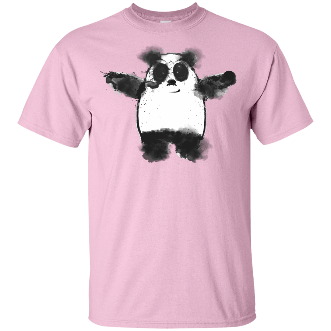 T-Shirts Light Pink / YXS Panda Ink Youth T-Shirt