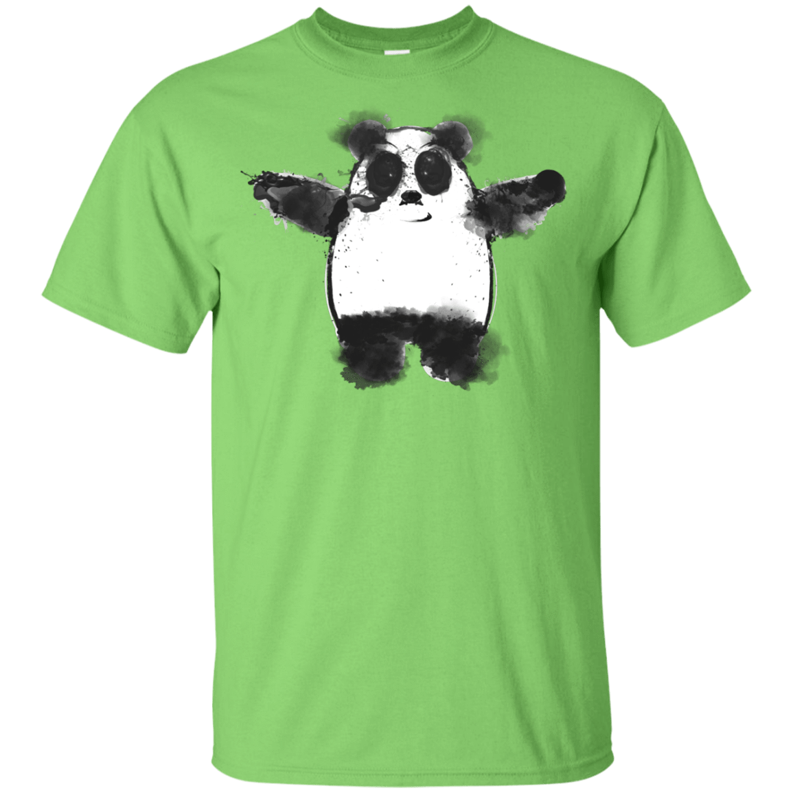 T-Shirts Lime / YXS Panda Ink Youth T-Shirt