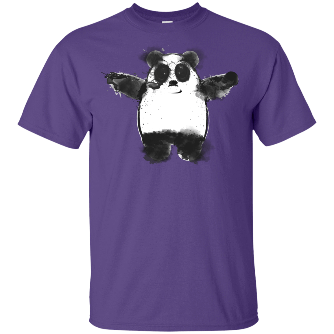 T-Shirts Purple / YXS Panda Ink Youth T-Shirt