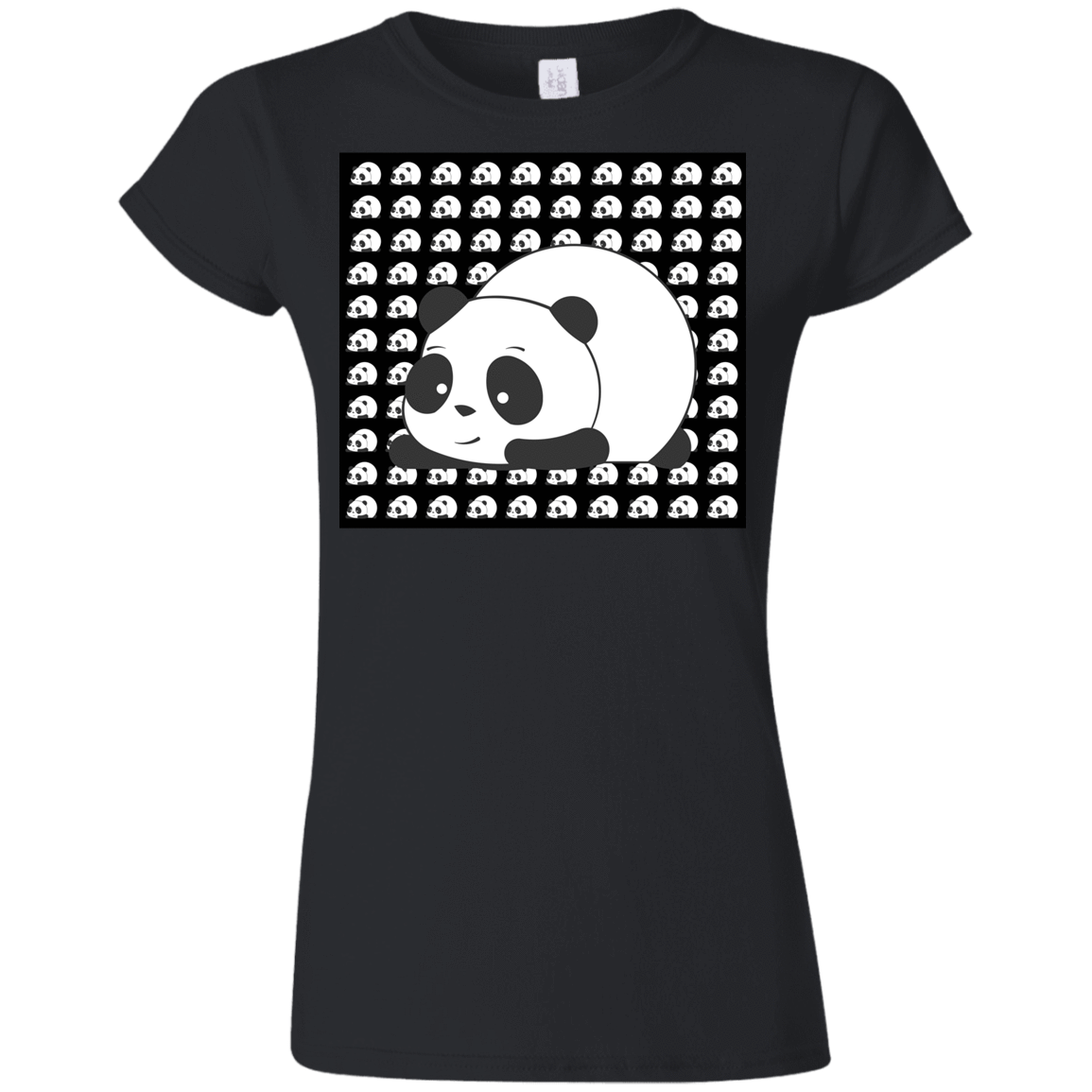 T-Shirts Black / S Panda Junior Slimmer-Fit T-Shirt