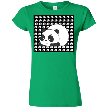T-Shirts Irish Green / S Panda Junior Slimmer-Fit T-Shirt
