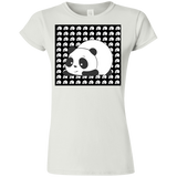 T-Shirts White / S Panda Junior Slimmer-Fit T-Shirt