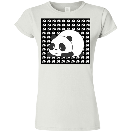 T-Shirts White / S Panda Junior Slimmer-Fit T-Shirt