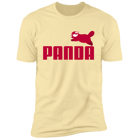 T-Shirts Banana Cream / S Panda Men's Premium T-Shirt