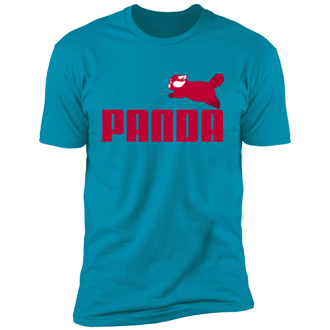 T-Shirts Turquoise / S Panda Men's Premium T-Shirt