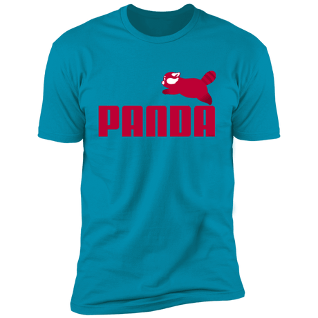 T-Shirts Turquoise / S Panda Men's Premium T-Shirt