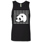 T-Shirts Black / S Panda Men's Premium Tank Top