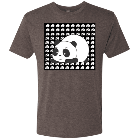 T-Shirts Macchiato / S Panda Men's Triblend T-Shirt