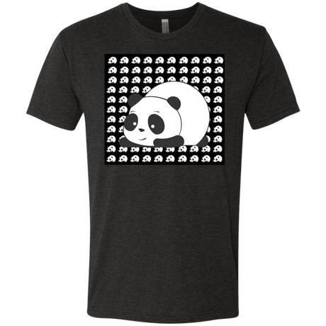 T-Shirts Vintage Black / S Panda Men's Triblend T-Shirt