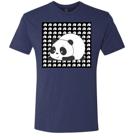 T-Shirts Vintage Navy / S Panda Men's Triblend T-Shirt
