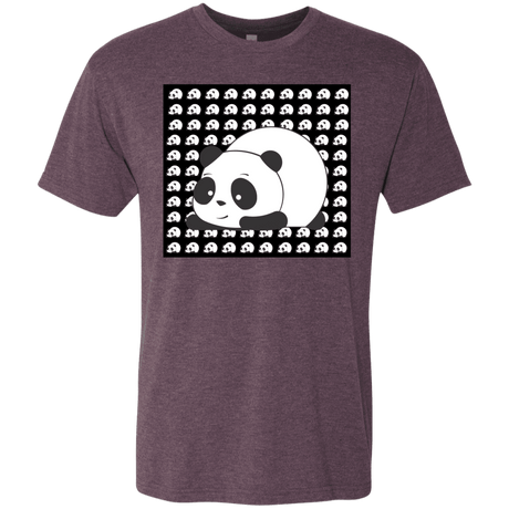 T-Shirts Vintage Purple / S Panda Men's Triblend T-Shirt