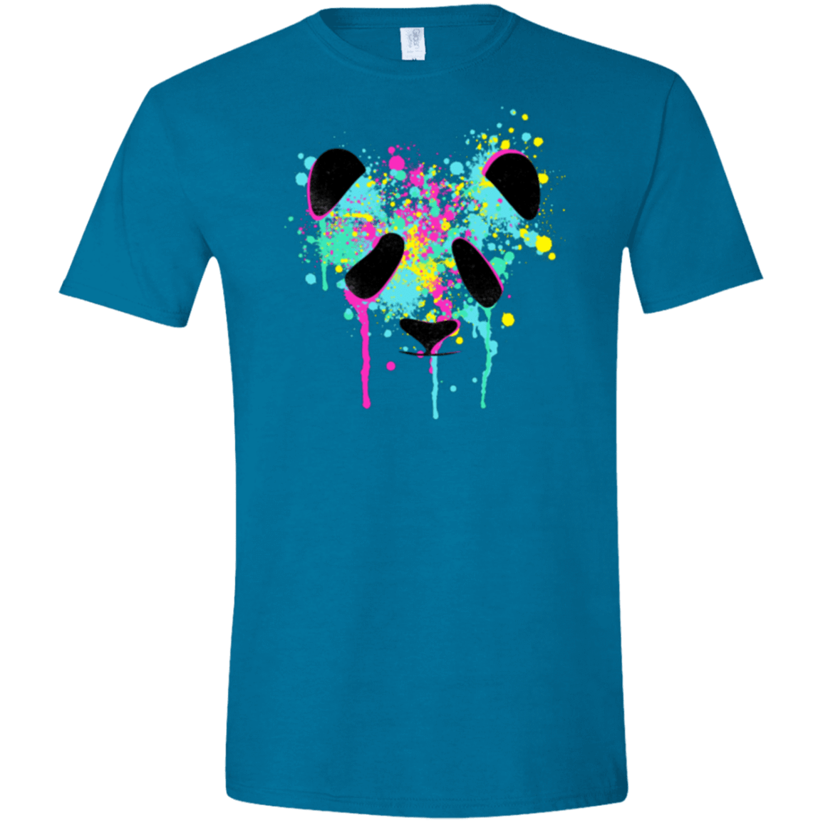 T-Shirts Antique Sapphire / S Panda Soul Men's Semi-Fitted Softstyle