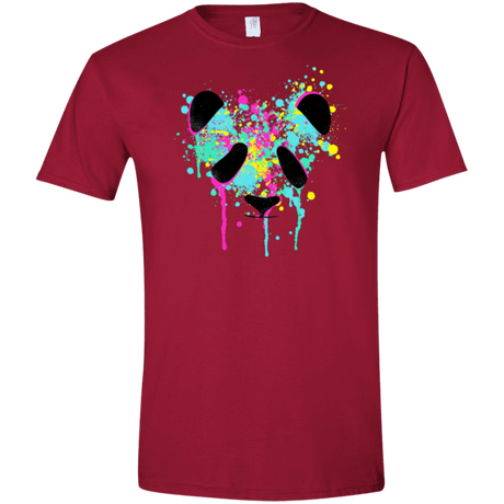 T-Shirts Cardinal Red / S Panda Soul Men's Semi-Fitted Softstyle