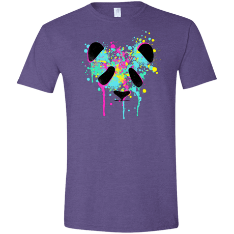 T-Shirts Heather Purple / S Panda Soul Men's Semi-Fitted Softstyle