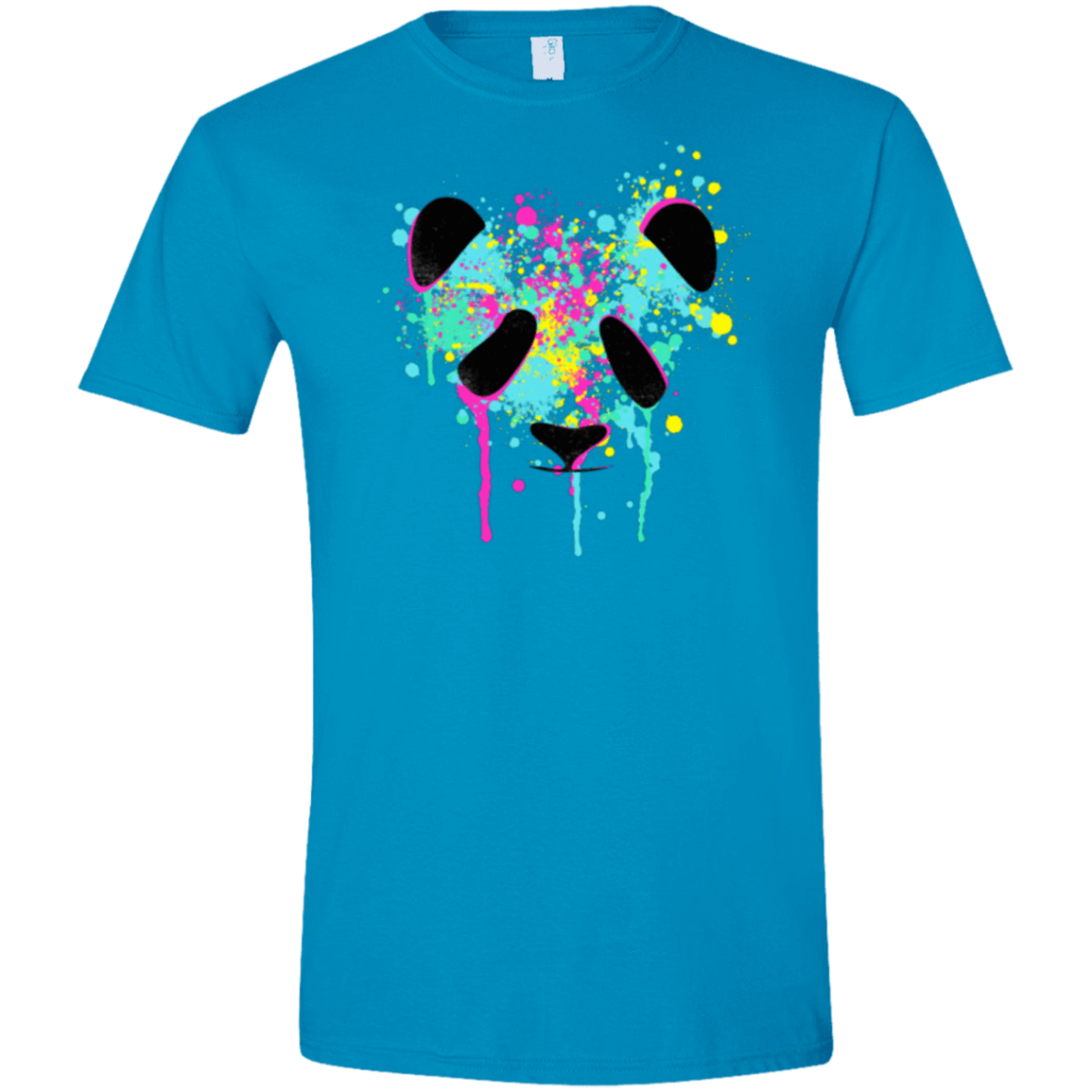 T-Shirts Sapphire / S Panda Soul Men's Semi-Fitted Softstyle