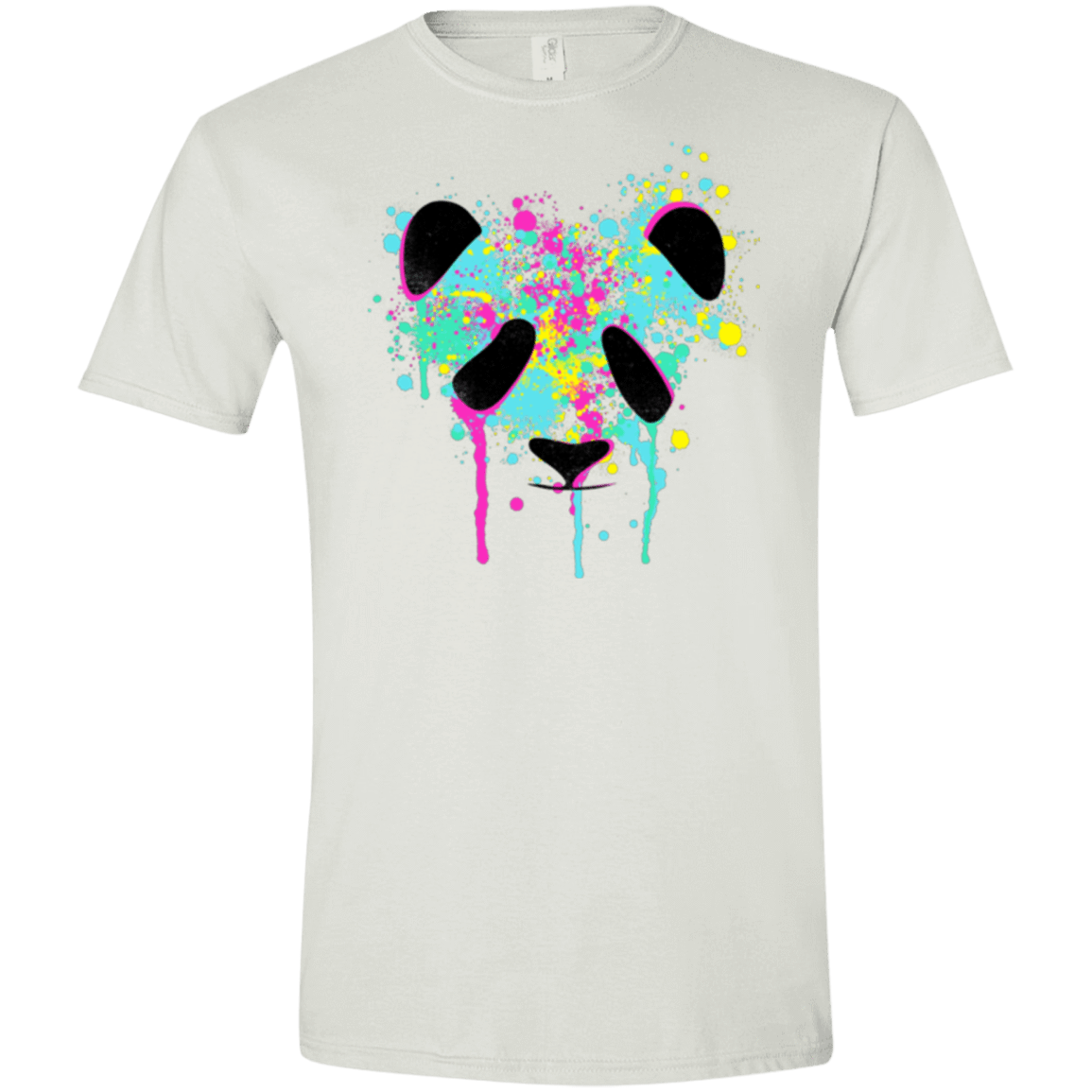 T-Shirts White / X-Small Panda Soul Men's Semi-Fitted Softstyle