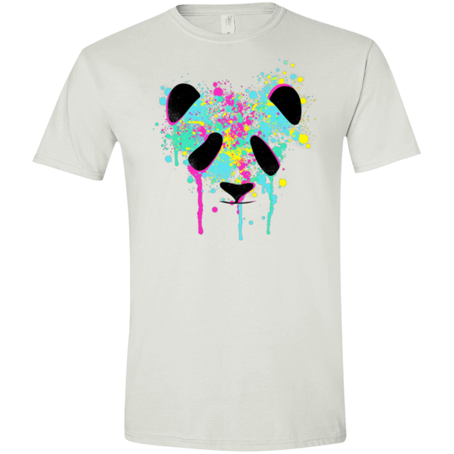 T-Shirts White / X-Small Panda Soul Men's Semi-Fitted Softstyle