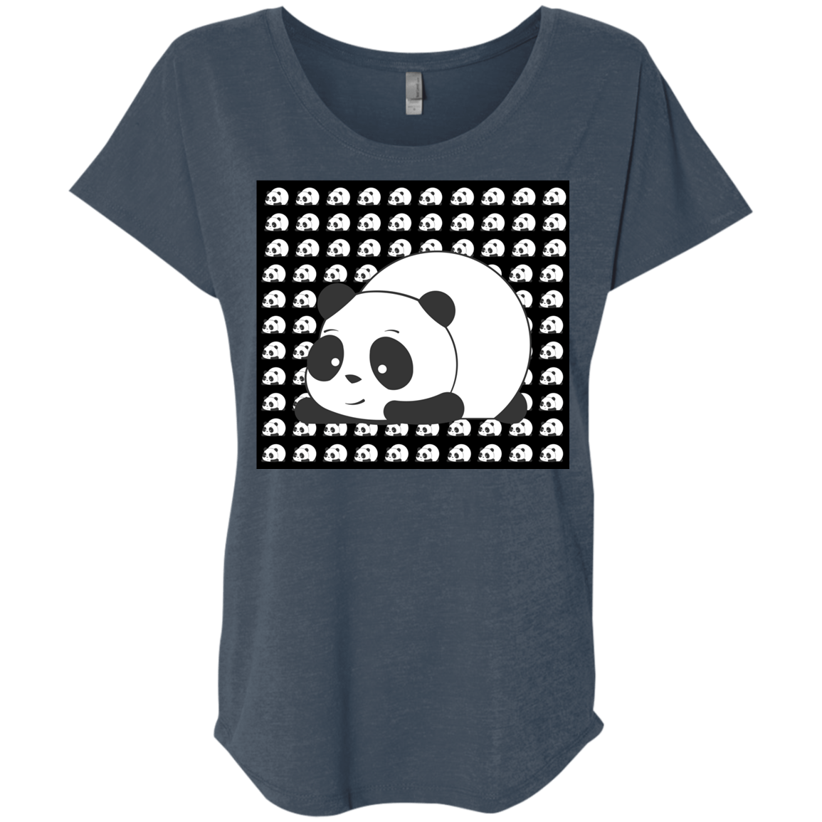 Panda Triblend Dolman Sleeve