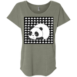 Panda Triblend Dolman Sleeve