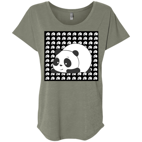 Panda Triblend Dolman Sleeve