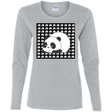 T-Shirts Sport Grey / S Panda Women's Long Sleeve T-Shirt