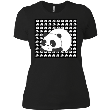 T-Shirts Black / X-Small Panda Women's Premium T-Shirt