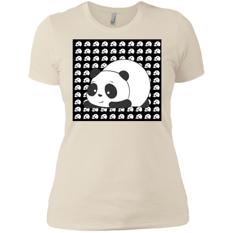 T-Shirts Ivory/ / X-Small Panda Women's Premium T-Shirt