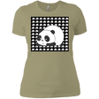T-Shirts Light Olive / X-Small Panda Women's Premium T-Shirt