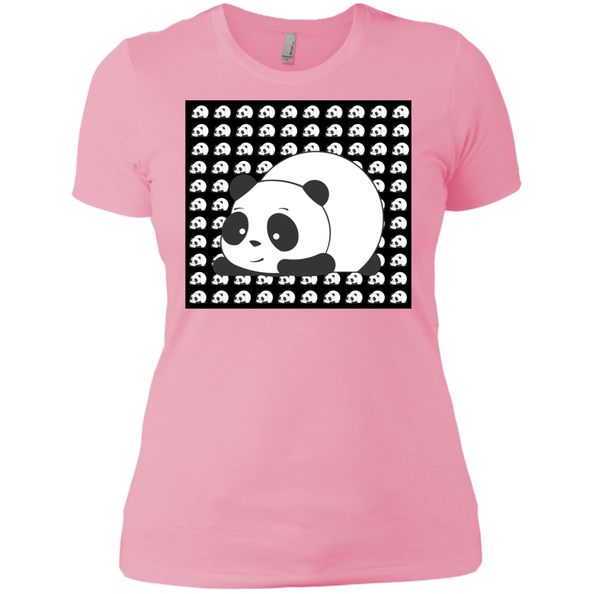 T-Shirts Light Pink / X-Small Panda Women's Premium T-Shirt