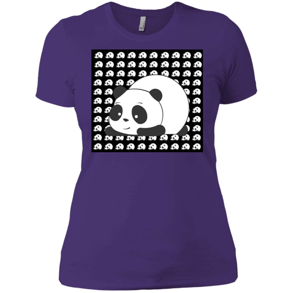 T-Shirts Purple Rush/ / X-Small Panda Women's Premium T-Shirt