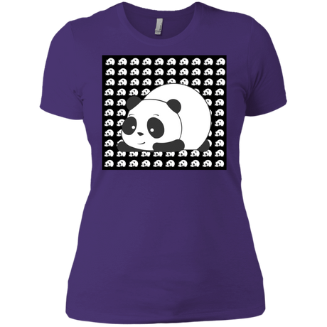 T-Shirts Purple Rush/ / X-Small Panda Women's Premium T-Shirt