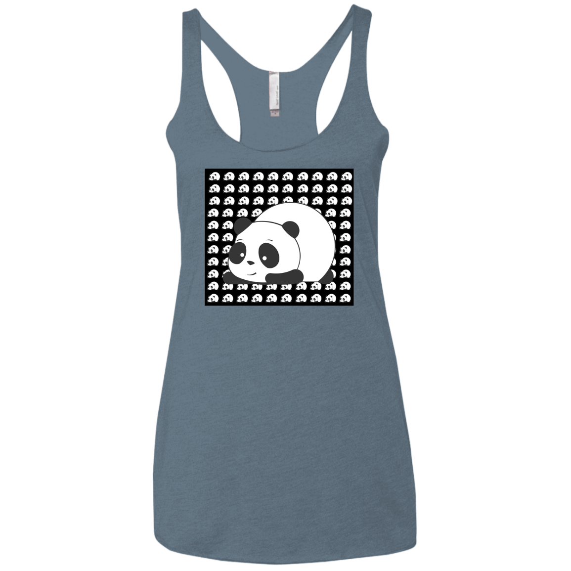 Panda Women's Triblend Racerback Tank
