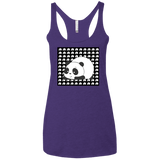 Panda Women's Triblend Racerback Tank