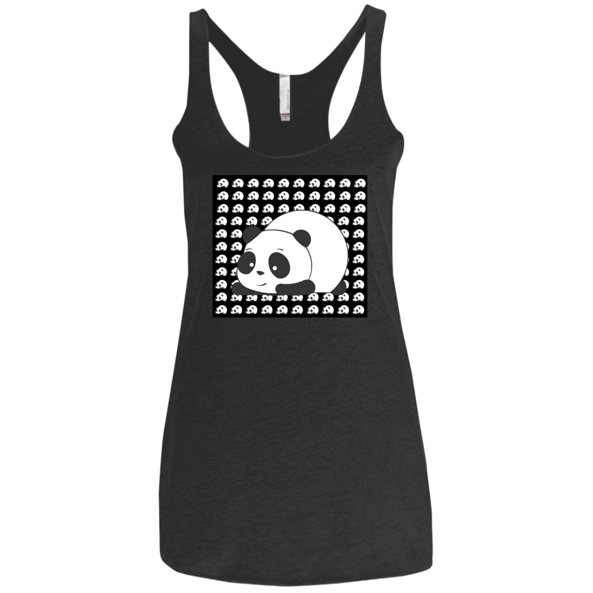 Panda Women's Triblend Racerback Tank