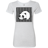 T-Shirts Heather White / S Panda Women's Triblend T-Shirt
