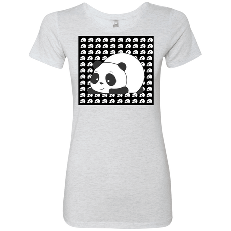 T-Shirts Heather White / S Panda Women's Triblend T-Shirt