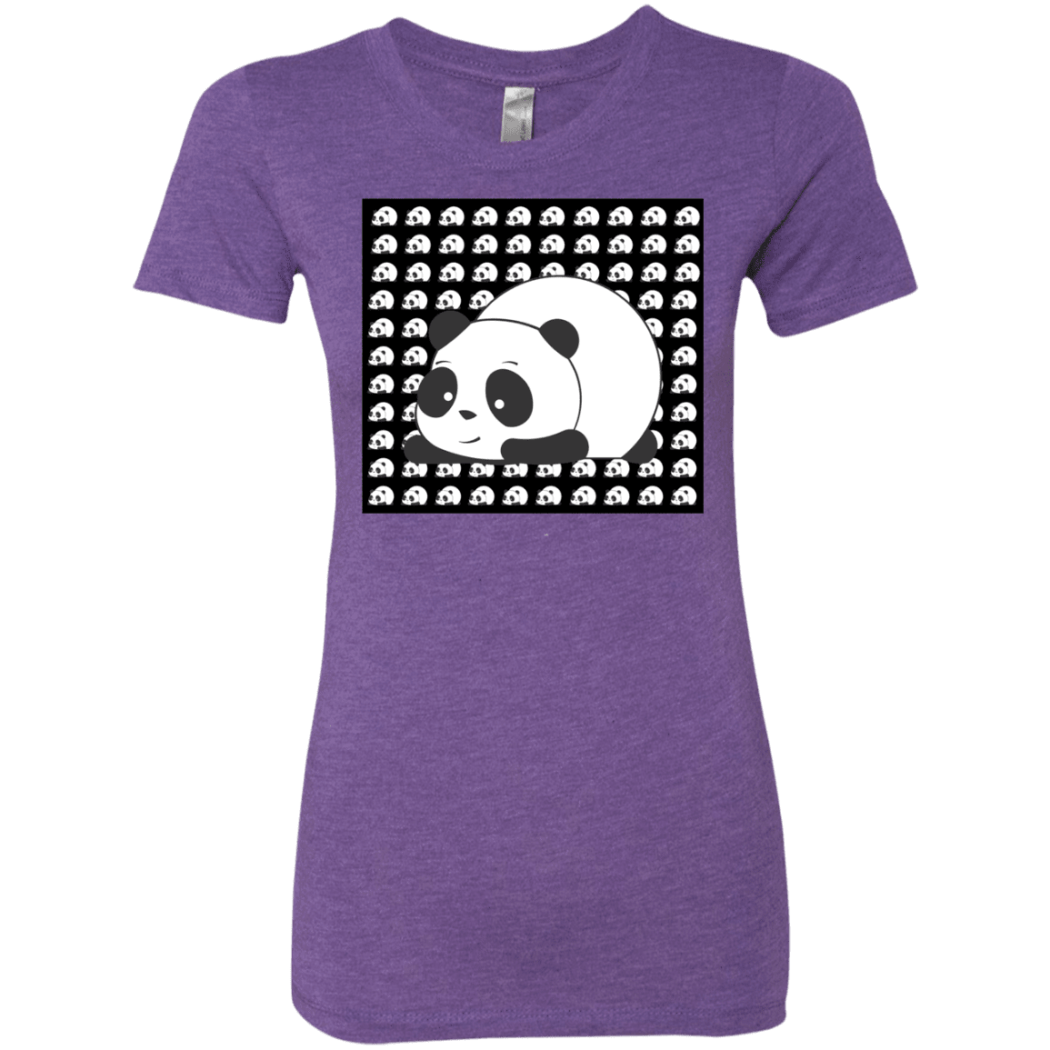 T-Shirts Purple Rush / S Panda Women's Triblend T-Shirt
