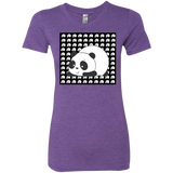 T-Shirts Purple Rush / S Panda Women's Triblend T-Shirt