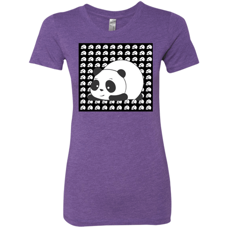 T-Shirts Purple Rush / S Panda Women's Triblend T-Shirt