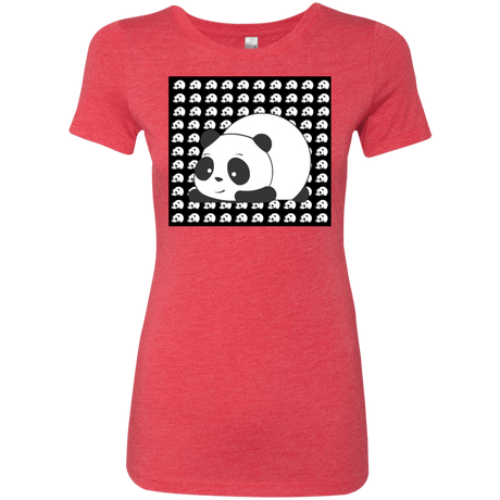 T-Shirts Vintage Red / S Panda Women's Triblend T-Shirt