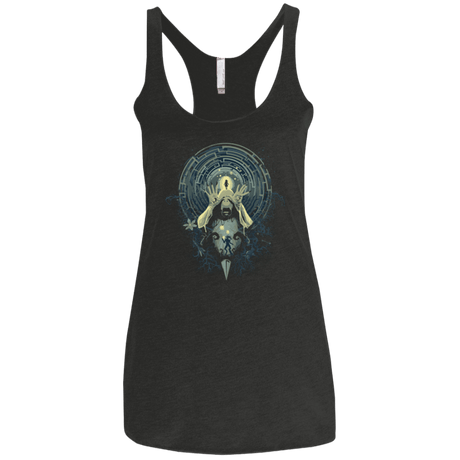 T-Shirts Vintage Black / X-Small Pans Nightmare Women's Triblend Racerback Tank