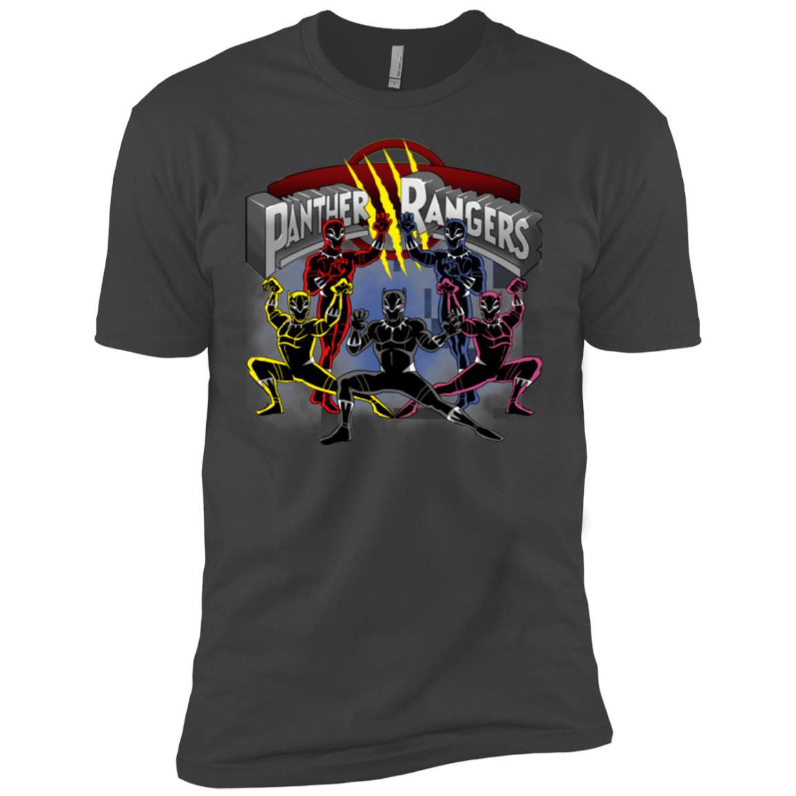 T-Shirts Heavy Metal / YXS Panther Rangers Boys Premium T-Shirt