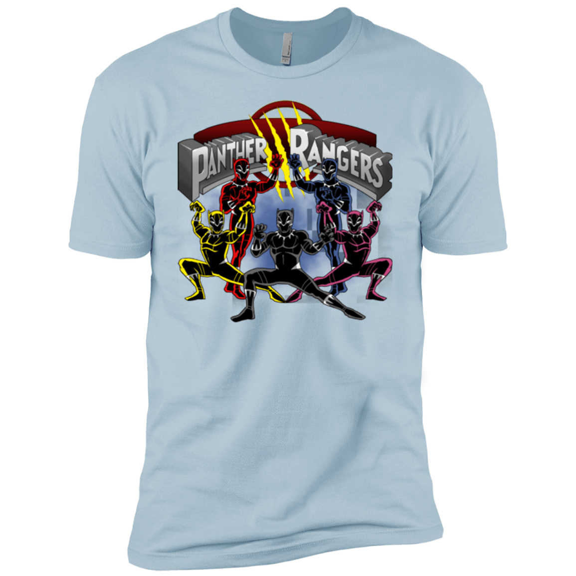 T-Shirts Light Blue / YXS Panther Rangers Boys Premium T-Shirt