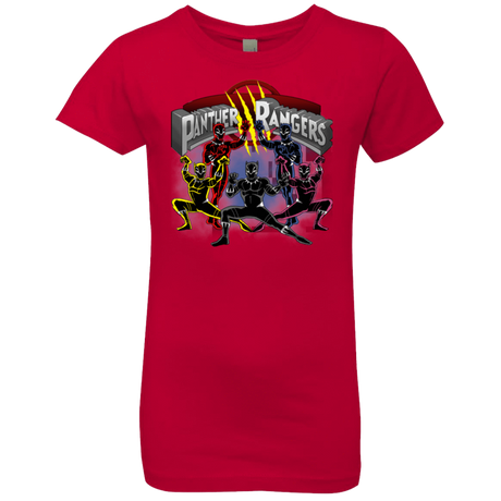T-Shirts Red / YXS Panther Rangers Girls Premium T-Shirt