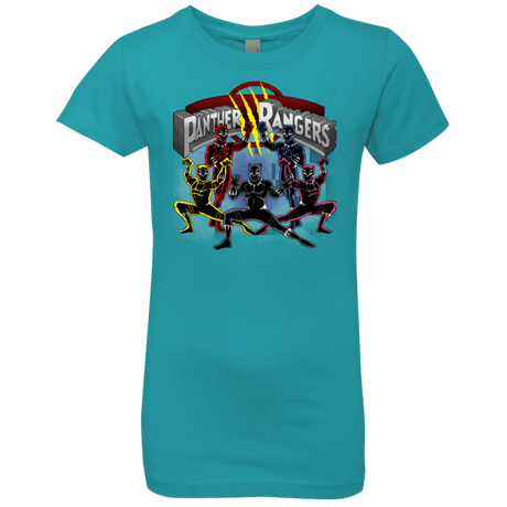 T-Shirts Tahiti Blue / YXS Panther Rangers Girls Premium T-Shirt