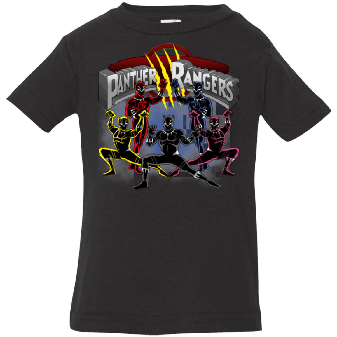 T-Shirts Black / 6 Months Panther Rangers Infant Premium T-Shirt