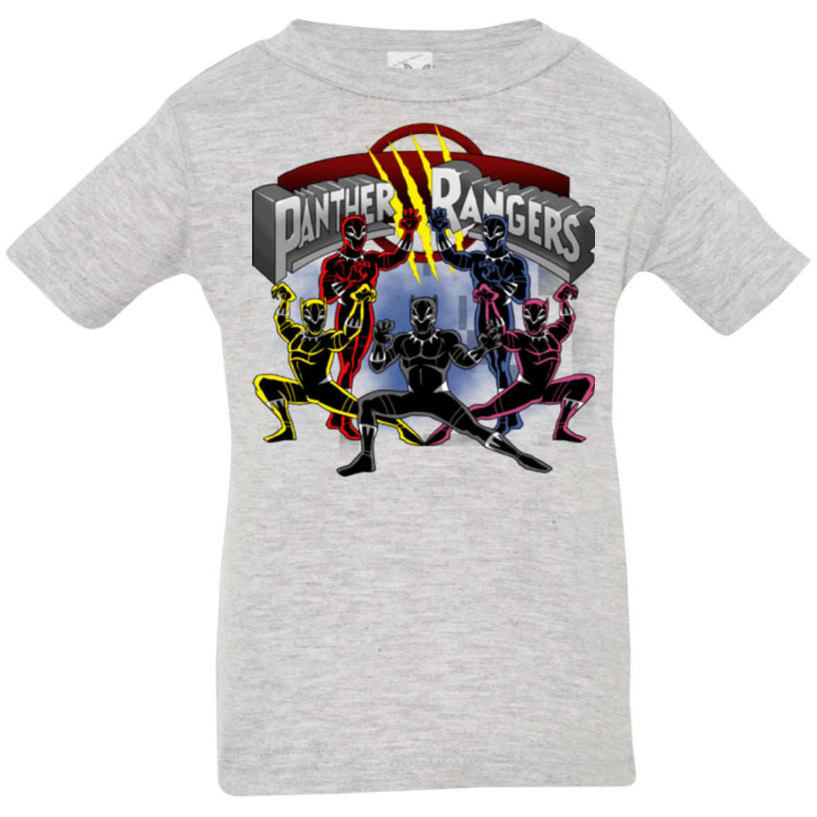 T-Shirts Heather Grey / 6 Months Panther Rangers Infant Premium T-Shirt