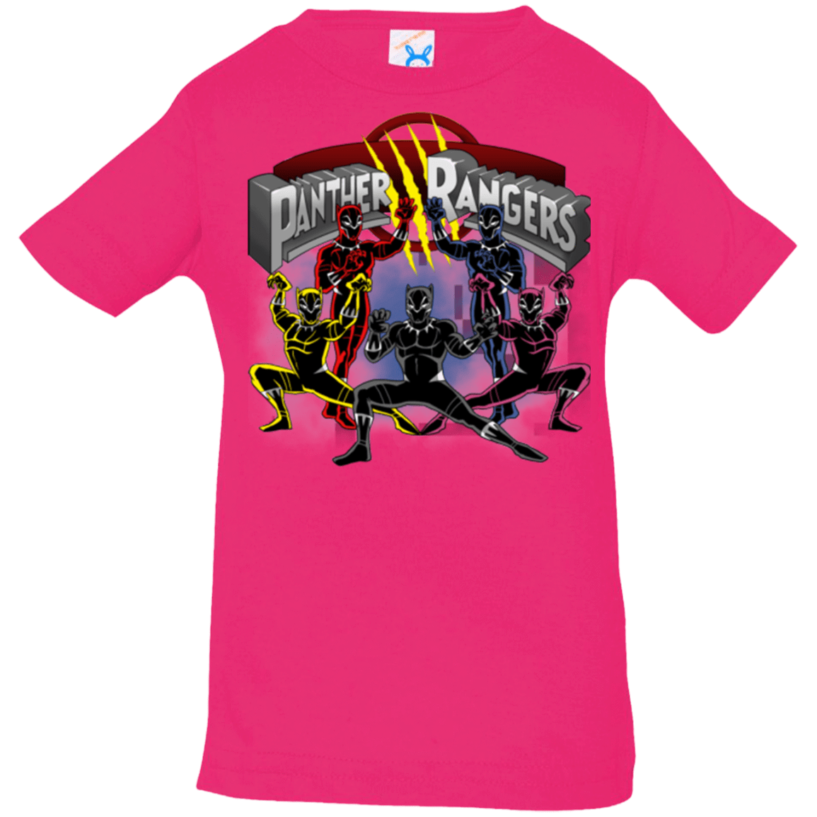 T-Shirts Hot Pink / 6 Months Panther Rangers Infant Premium T-Shirt