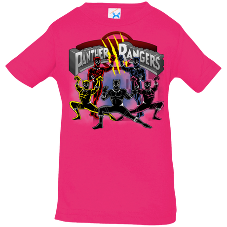T-Shirts Hot Pink / 6 Months Panther Rangers Infant Premium T-Shirt
